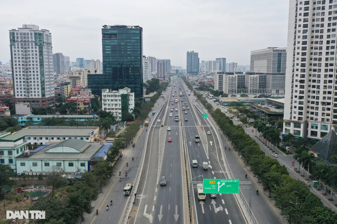Chính thức thông xe hệ thống đường dẫn lên xuống cầu cạn dài nhất Hà Nội - 1 Chính thức thông xe hệ thống đường dẫn lên xuống cầu cạn dài nhất Hà Nội - 1