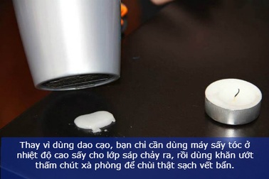 Mẹo vặt hữu ích từ máy sấy khiến bạn bất ngờ