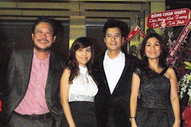 Quang Dũng chung vui cùng Nhạc sĩ Lê Quang