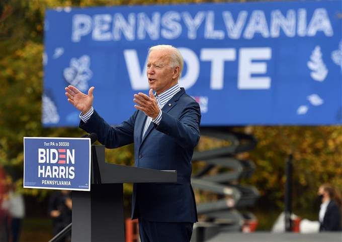 Bầu cử Mỹ: Bang Pennsylvania công bố kết quả chiến thắng thuộc về ông Joe Biden
 - Ảnh 2.