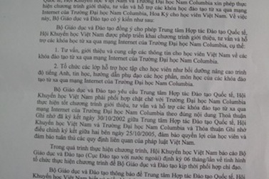 Hội Khuyến học tiếp tục hỗ trợ các khóa học từ xa của ĐH Nam Columbia