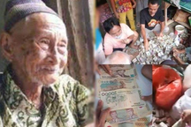 Cụ ông giấu tiền suốt 10 năm trong nhà, con cháu đếm nhiều tiếng đồng hồ