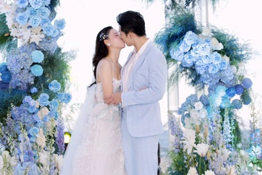 Midu khoe nhan sắc rạng rỡ trong "tiệc cưới lần 2" với chồng thiếu gia