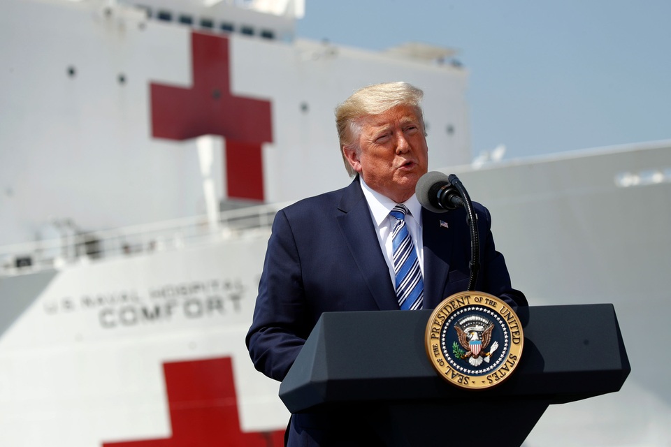 Hơn 120.000 người mắc Covid-19 tại Mỹ, ông Trump tính phong tỏa New York - 1 Hơn 120.000 người mắc Covid-19 tại Mỹ, ông Trump tính phong tỏa New York - 1