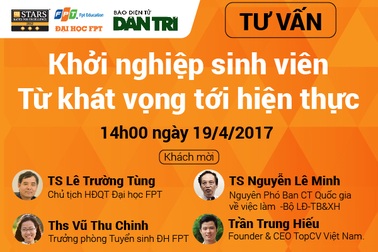 Khởi nghiệp sinh viên - Từ khát vọng tới hiện thực