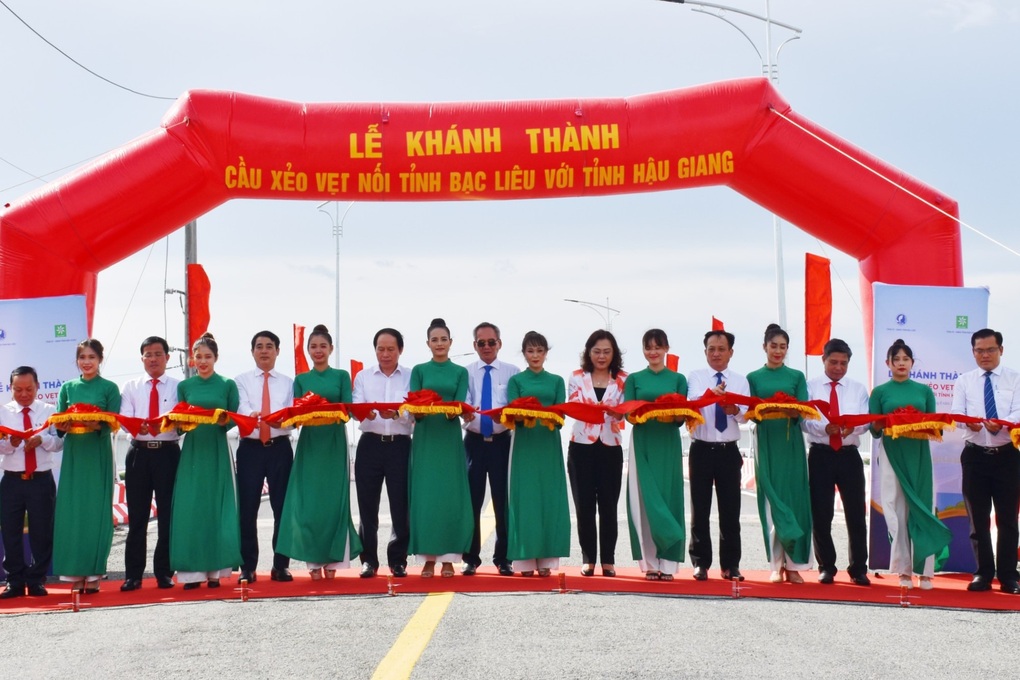 Khánh thành cây cầu mơ ước trăm năm nối liền Bạc Liêu - Hậu Giang - 1 Khánh thành cây cầu mơ ước trăm năm nối liền Bạc Liêu - Hậu Giang - 1