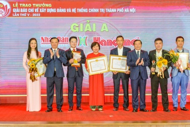 Hà Nội tổ chức lễ trao Giải báo chí về xây dựng Đảng