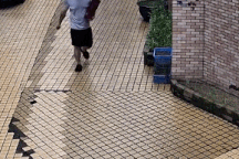 Khoảnh khắc rắn bất ngờ lao ra tấn công người đang đi bộ ở Trung Quốc