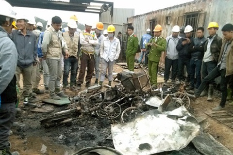 Hình ảnh ngổn ngang ở nhà máy Samsung Thái Nguyên sau vụ ẩu đả