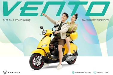 Vinfast ra mắt xe máy điện Vento hoàn toàn mới, tốc độ tối đa 80 km/h
