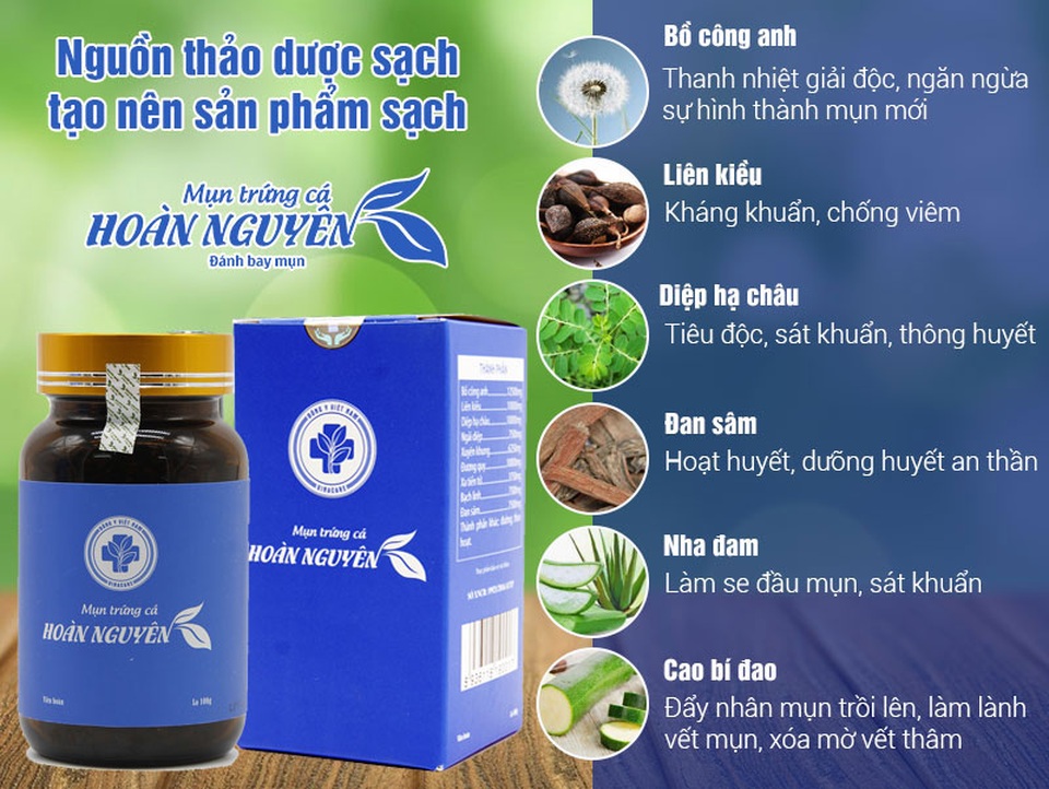 Mụn trứng cá Hoàn Nguyên - Giải pháp giảm mụn được VTV2 khuyên dùng - 3 Mụn trứng cá Hoàn Nguyên - Giải pháp giảm mụn được VTV2 khuyên dùng - 3