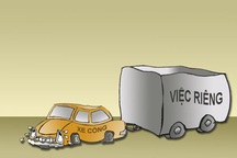 Suy nghĩ từ những chiếc xe biển xanh đi lễ hội