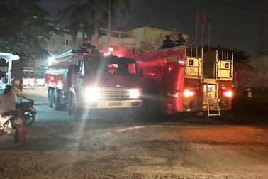 Cháy xưởng sản xuất máy biến áp tại Công ty Cơ điện Thủ Đức