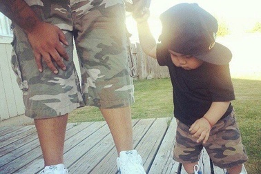 Đáng yêu bộ ảnh "cha nào con nấy"