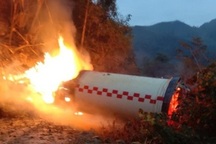 Bộ phận tên lửa Trung Quốc phát nổ gần khu dân cư