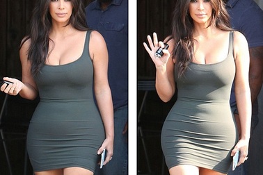 Cô Kim "bóp nghẹt" đường cong