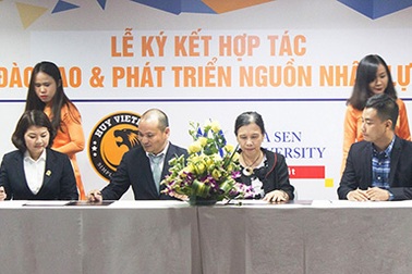 Tập đoàn Huy Việt Nam và Đại học Hoa Sen hợp tác đào tạo phát triển nguồn nhân lực