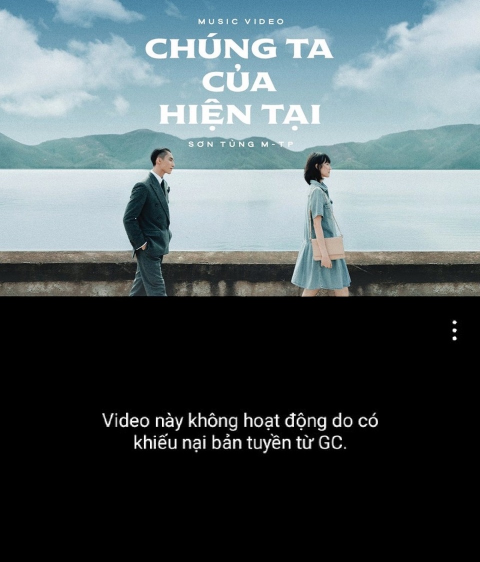 Sơn Tùng M-TP không phải là nghệ sĩ đầu tiên phải gỡ MV vì bản quyền - 1 Sơn Tùng M-TP không phải là nghệ sĩ đầu tiên phải gỡ MV vì bản quyền - 1
