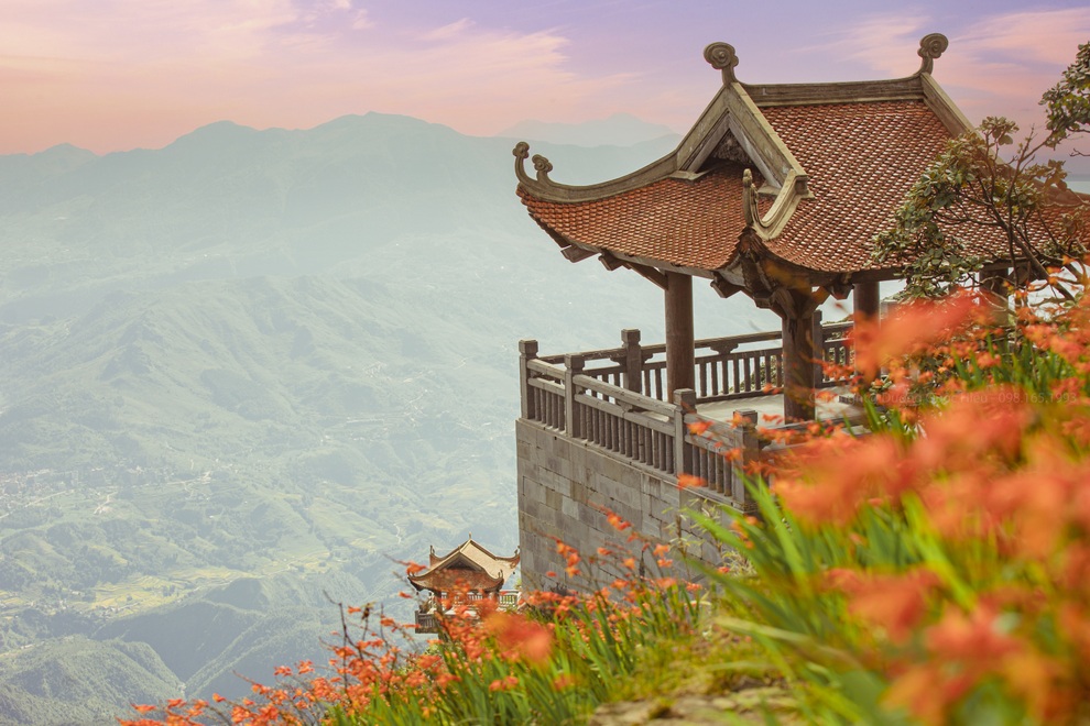 Có một mùa thu gây thương nhớ trên những triền hoa Fansipan - 4 Có một mùa thu gây thương nhớ trên những triền hoa Fansipan - 4