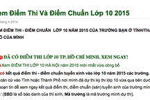 Nở rộ dịch vụ xem điểm thi  lớp 10 “hút tiền” phụ huynh, học sinh