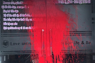 Điều tra việc tiệm Spa tiếp tục bị tạt sơn