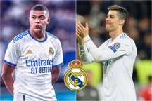 Phản ứng của C.Ronaldo khi Kylian Mbappe khoác áo Real Madrid
