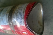 Hãi hùng vì bình chữa cháy phát nổ trong ô tô