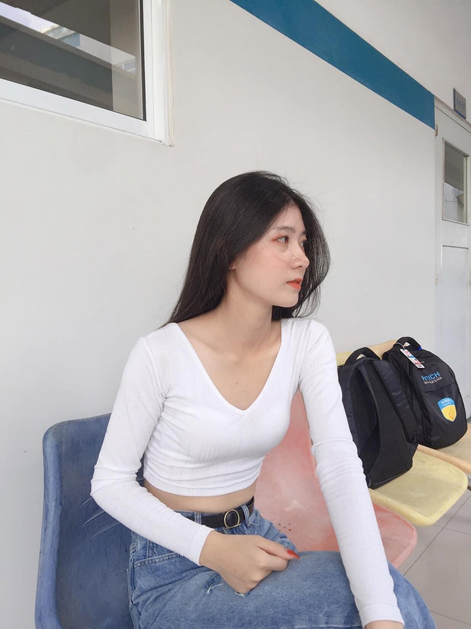 Hot girl đồng phục trường Hutech xinh xắn, cao 1m71 - 5 Hot girl đồng phục trường Hutech xinh xắn, cao 1m71 - 5
