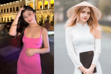 Hot girl ngoại quốc gây bão mạng khi mặc áo dài, hát "See tình"