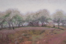 Ấn tượng với dòng tranh phấn mới lạ của họa sĩ trẻ Anh Nguyên