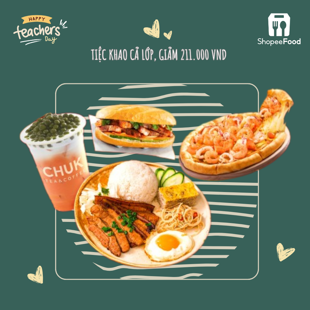 ShopeeFood tung Vạn Deal Tri Ân đón Ngày Nhà giáo 20/11 - 1 ShopeeFood tung Vạn Deal Tri Ân đón Ngày Nhà giáo 20/11 - 1