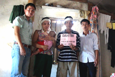 Hơn 100 triệu đồng đến với gia đình người chiến sỹ hậu cần không may tử nạn