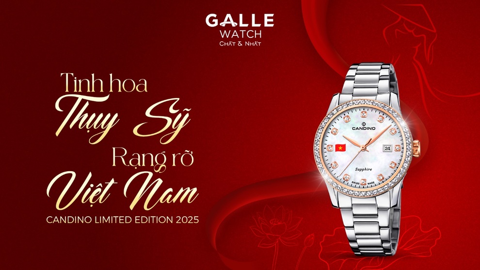 Candino Limited Edition 2025 - Tinh hoa Thụy Sỹ, rạng rỡ Việt Nam - 1 Candino Limited Edition 2025 - Tinh hoa Thụy Sỹ, rạng rỡ Việt Nam - 1