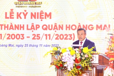 Chủ tịch Hà Nội: Hoàng Mai cần tận dụng lợi thế của quận cửa ngõ thủ đô