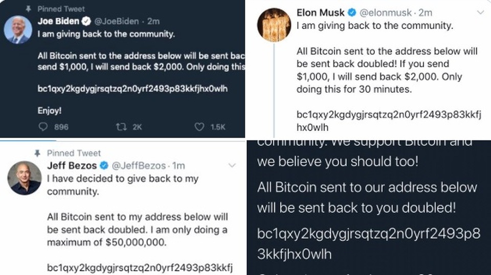Lý do bất ngờ khiến hàng loạt tài khoản Twitter của người nổi tiếng bị hack - 1 Lý do bất ngờ khiến hàng loạt tài khoản Twitter của người nổi tiếng bị hack - 1