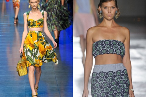 Sự lên ngôi của váy cạp cao