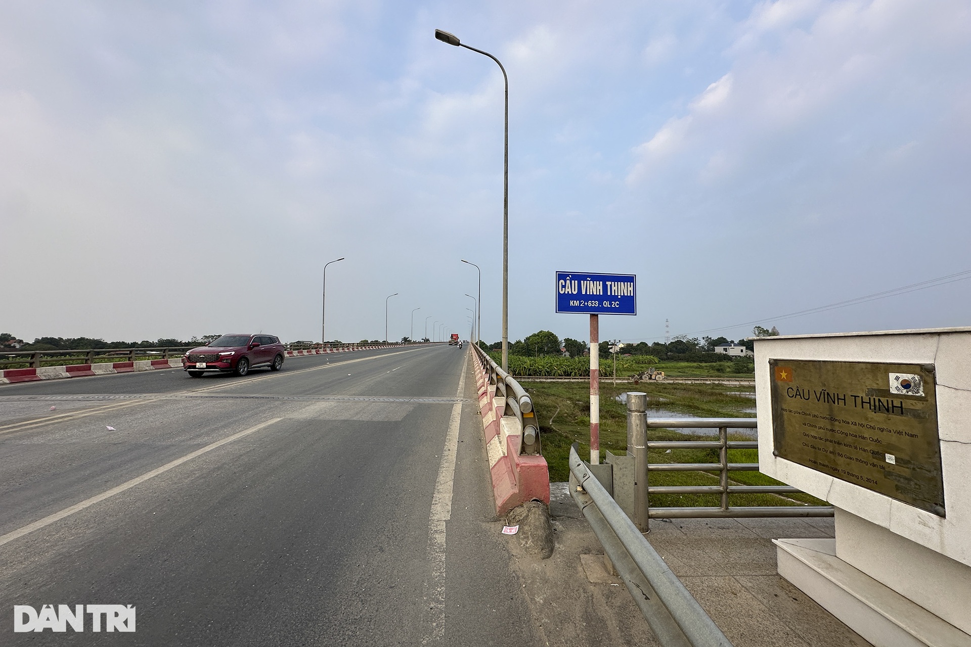 Cầu Vĩnh Thịnh dài nhất Việt Nam trên địa phận Hà Nội - 2 Cầu Vĩnh Thịnh dài nhất Việt Nam trên địa phận Hà Nội - 2