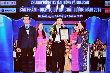 USCOM đạt chứng nhận “Sản phẩm, dịch vụ Uy tín Chất lượng năm 2015”