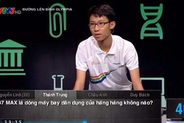 Thí sinh Tiền Giang giành số điểm cao thứ 3 Olympia 2019