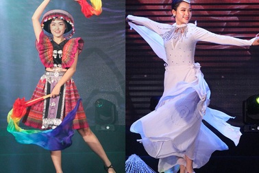 Mãn nhãn với phần thi tài năng "Nữ sinh thanh lịch Thủ đô"