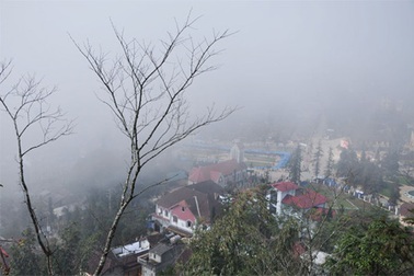 Sa Pa vắng khách dịp Tết vì rét đậm