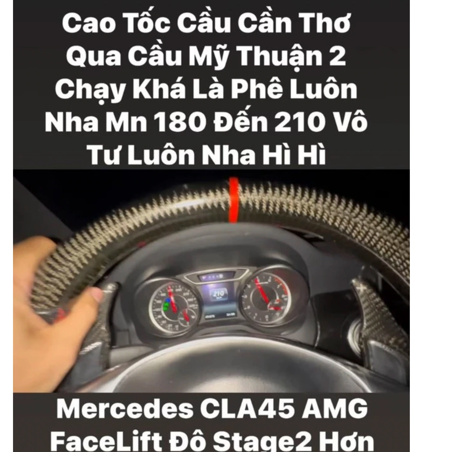 Tài xế lái Mercedes nghi phóng 210km/h trên cao tốc Mỹ Thuận - Cần Thơ - 2