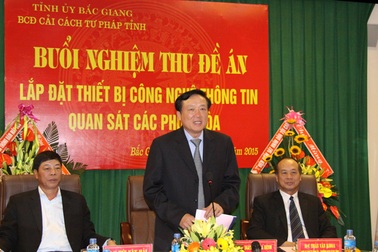 Sau án oan ông Chấn, Bắc Giang lắp camera tại phòng xét xử