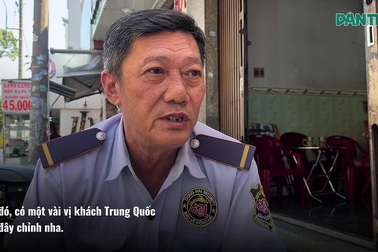 Người bảo vệ ở TPHCM thông thạo tiếng Trung Quốc