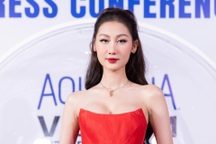 Hoa hậu Quế Anh diện đầm gợi cảm, nổi bật trên thảm đỏ