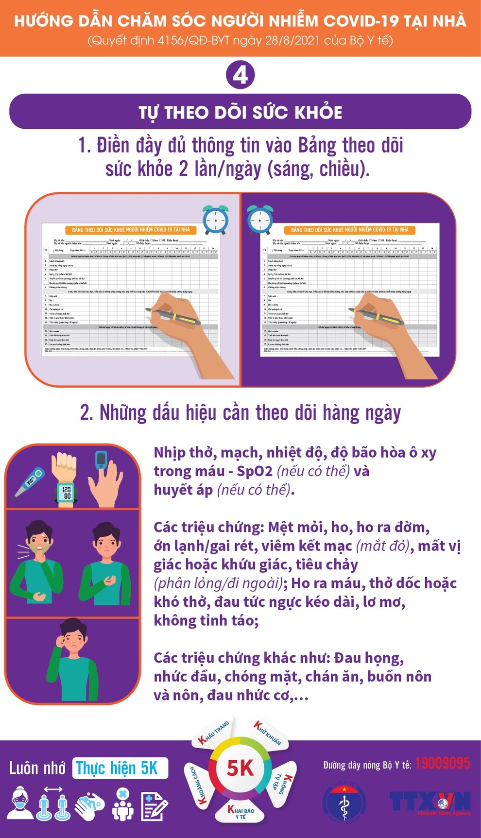 Hướng dẫn chăm sóc F0 điều trị tại nhà - 3 Hướng dẫn chăm sóc F0 điều trị tại nhà - 3