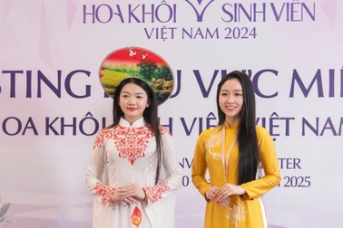 Nữ sinh tranh tài, khoe sắc tại vòng sơ loại Hoa khôi sinh viên Việt Nam