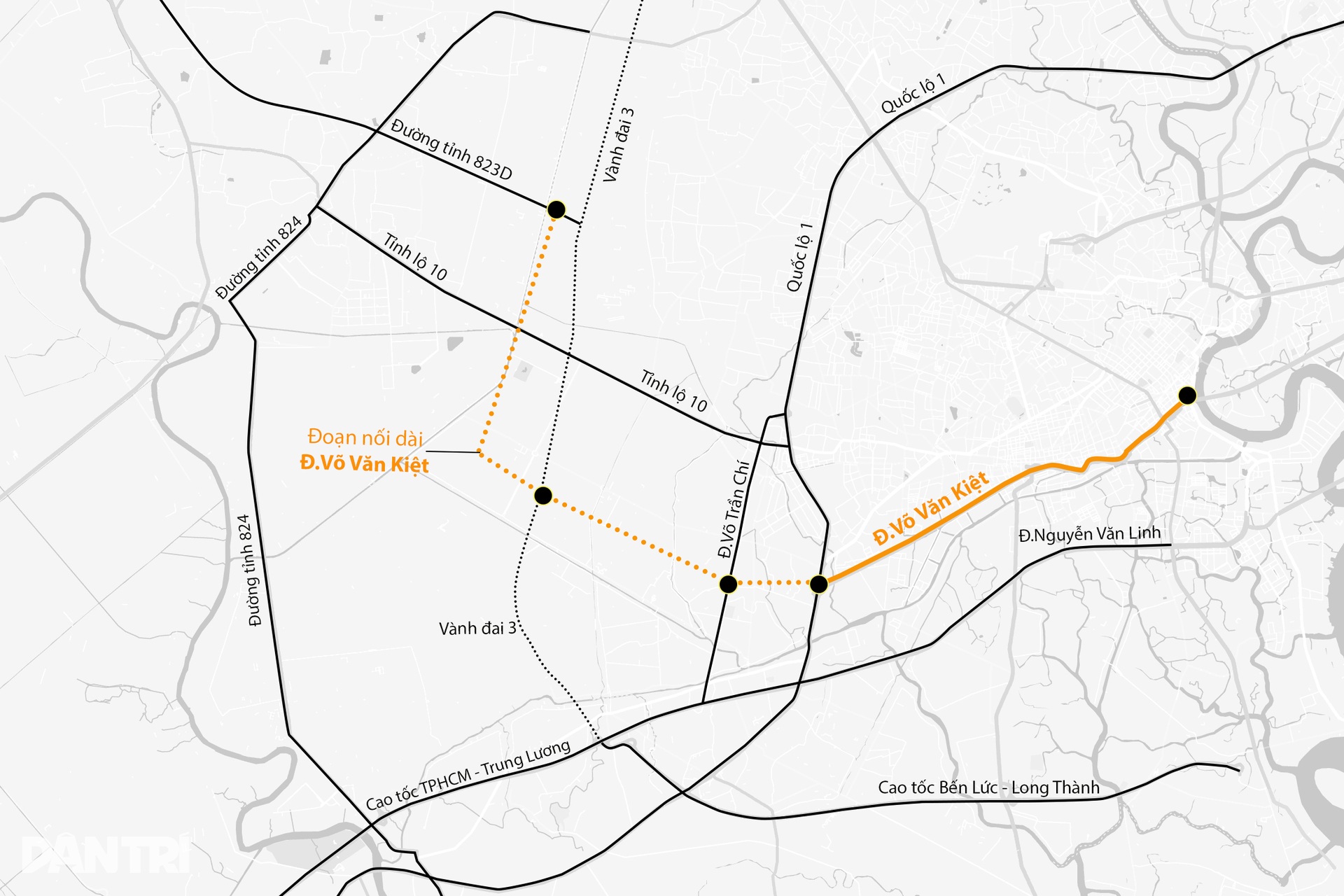 Hiện trạng dự án nối dài đường Võ Văn Kiệt từ TPHCM đi Tây Ninh - 13 Hiện trạng dự án nối dài đường Võ Văn Kiệt từ TPHCM đi Tây Ninh - 13