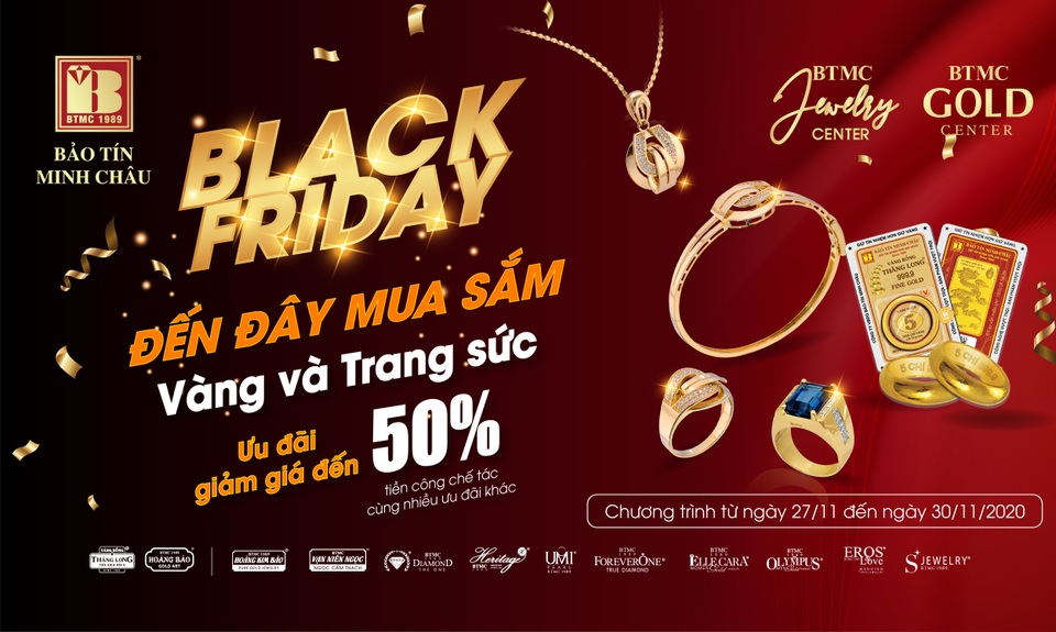 Black Friday - Bảo Tín Minh Châu ưu đãi lên đến 50% - 1 Black Friday - Bảo Tín Minh Châu ưu đãi lên đến 50% - 1