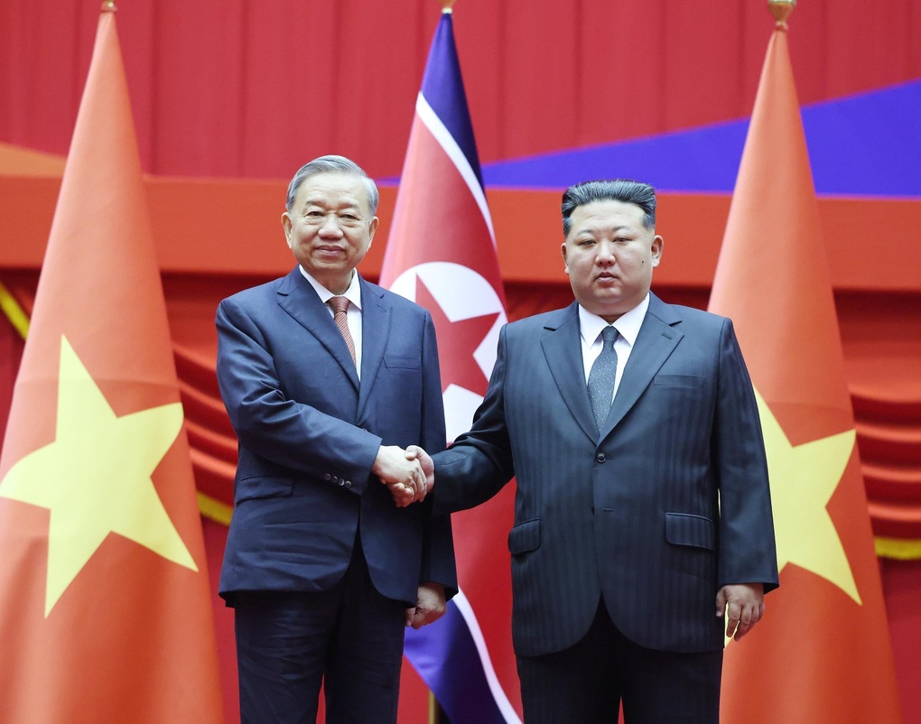 Lễ đón Tổng Bí thư Tô Lâm thăm cấp Nhà nước CHDC Nhân dân Triều Tiên - 5 Lễ đón Tổng Bí thư Tô Lâm thăm cấp Nhà nước CHDC Nhân dân Triều Tiên - 5